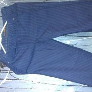 Pin Striped Denim Trousers